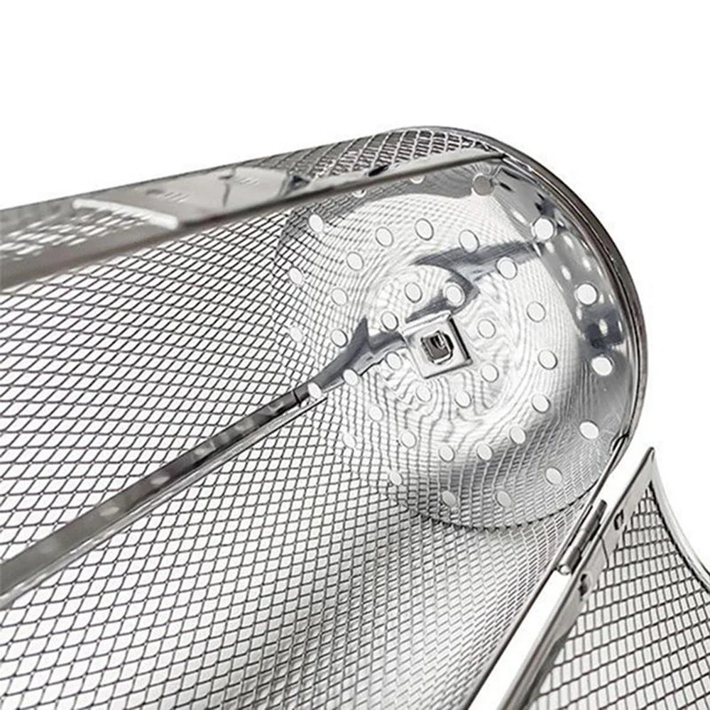 Stainless Steel Rolling Grill Basket