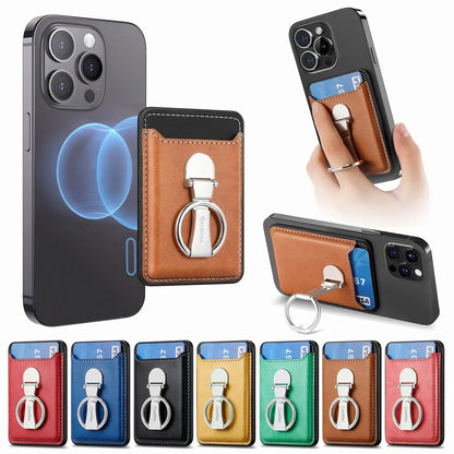 Leather Magsafe Phone Wallet Holder - Wholesalus