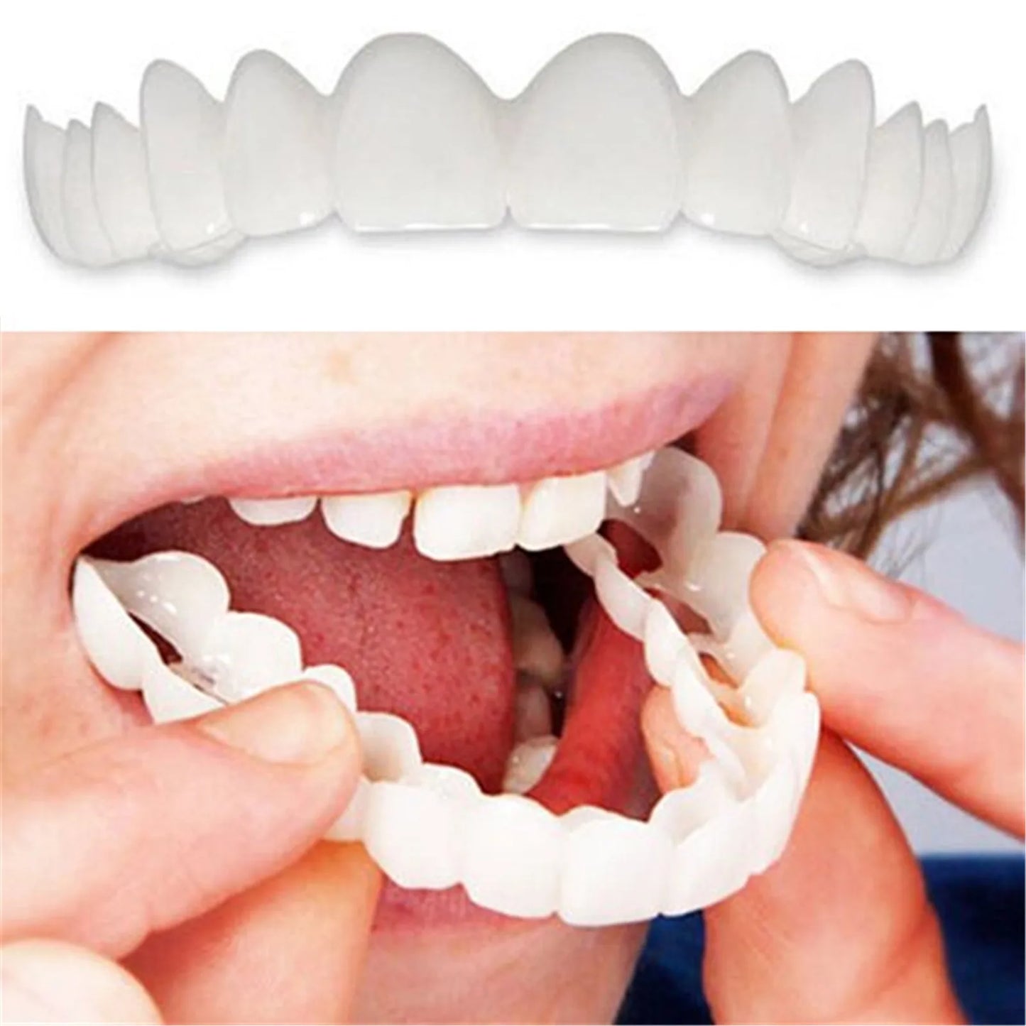 Comfort Fit Temporary Teeth Cover - Wholesalus