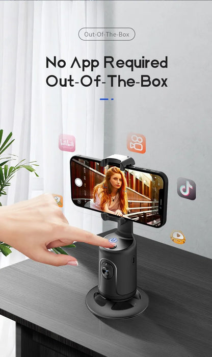 Face Recognition Auto Tracking Phone Holder - Wholesalus