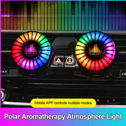 Car Aromatherapy Rhythm Light 1Pc - Wholesalus