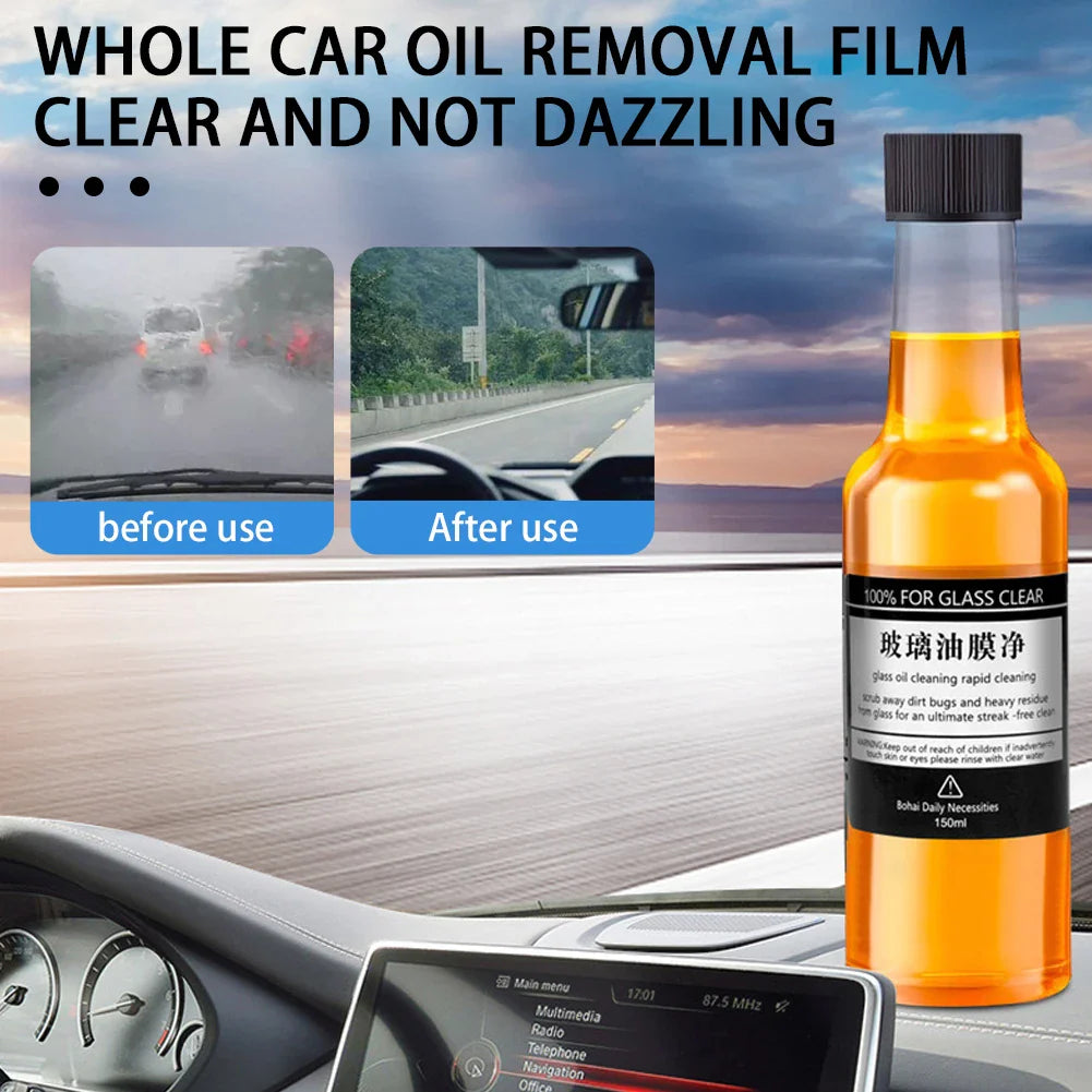 Vehicle Windshield Glass Oil Film Remover - Wholesalus