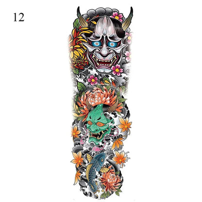 Full Arm Temporary Tattoos - Wholesalus
