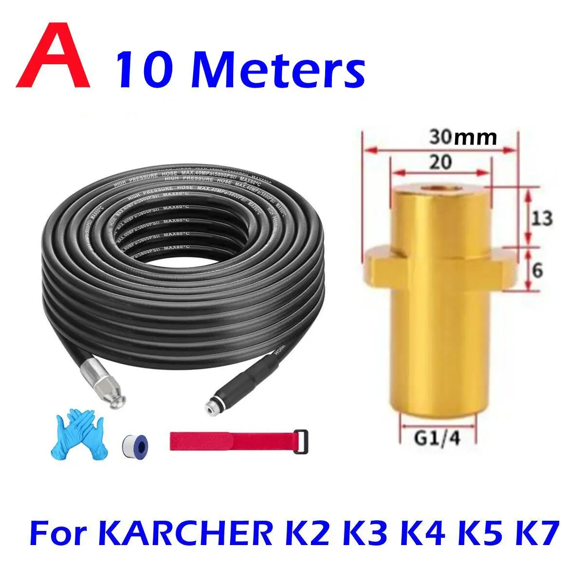 High Pressure Drainage Cleaning Kit