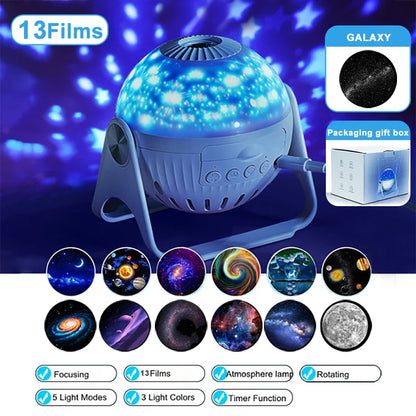 Bedroom Starry Sky Projection - Wholesalus