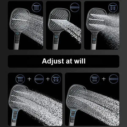 7 Modes Adjustable High-pressure Shower Head - Wholesalus