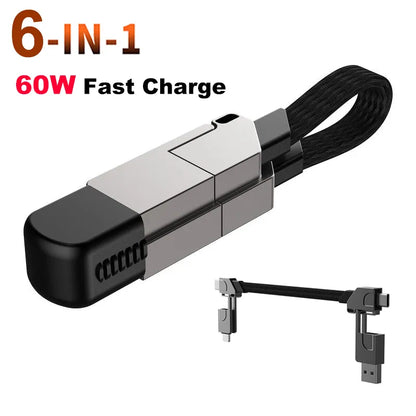 6 in 1 Multi Fast Charging Cable - Wholesalus