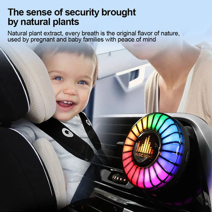 Car Aromatherapy Rhythm Light 1Pc - Wholesalus