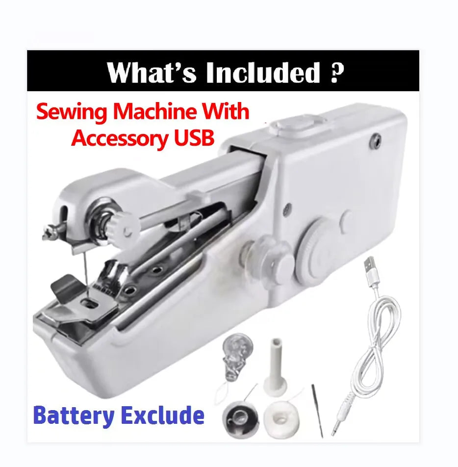 Hand-Held Portable Sewing Machine