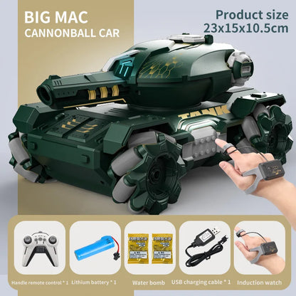 Gesture And Remote Controlled Tank Vehicle Toy - Wholesalus