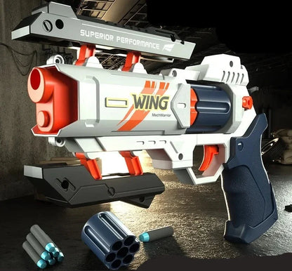 Soft Bullet Revolver Gun Toy - Wholesalus