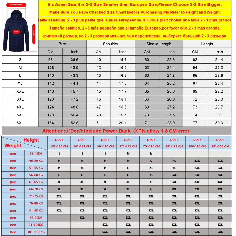 Winter Heating Jacket - Wholesalus