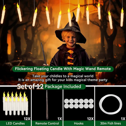 LED Candles with Magic Wand - Wholesalus