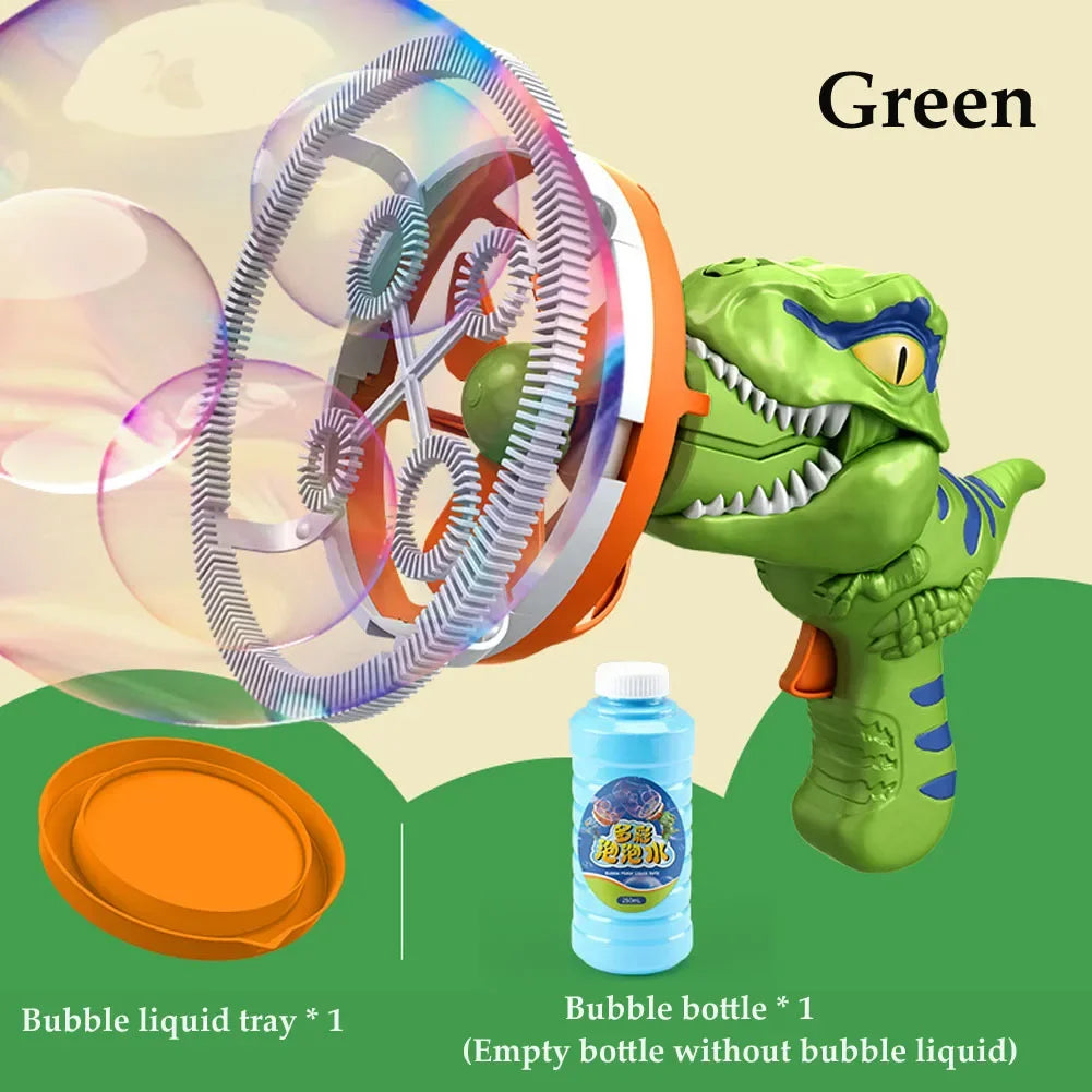 Dinosaur Bubble Gun Machine Toy