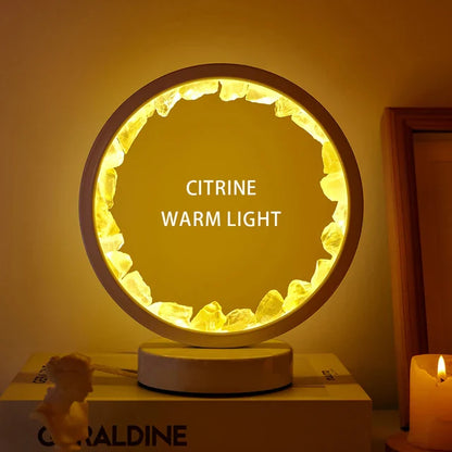 Natural Gemstone Crystal Lamp - Wholesalus