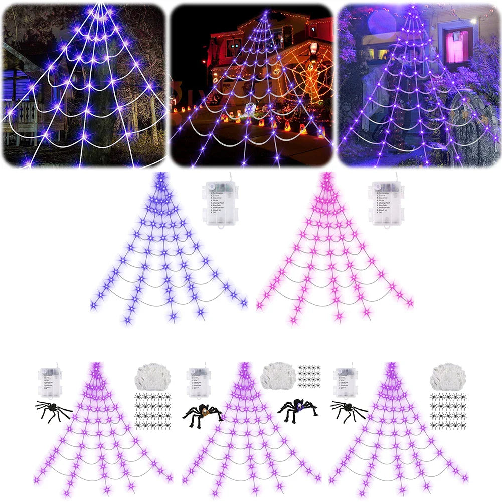 Waterproof Outdoor Decor Web LED Light