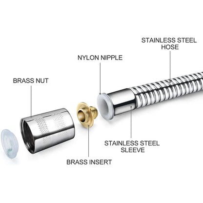 High Flexible Stainless Steel Shower Hose - Wholesalus