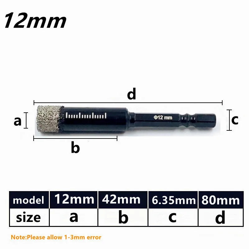 Diamond Coated Drill Bit Set