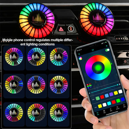 Car Aromatherapy Rhythm Light 1Pc - Wholesalus