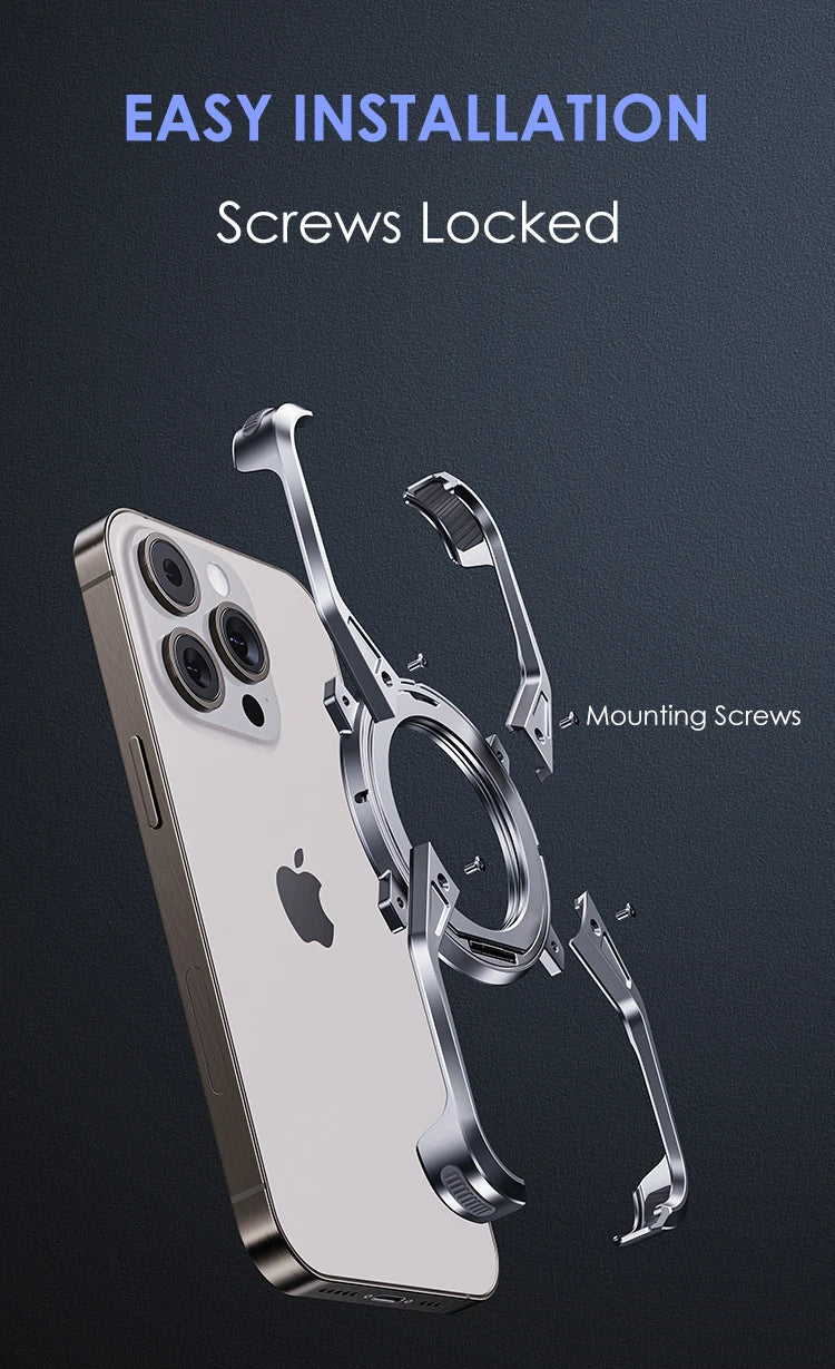Frameless Free Spins Magnetic Phone Case - Wholesalus