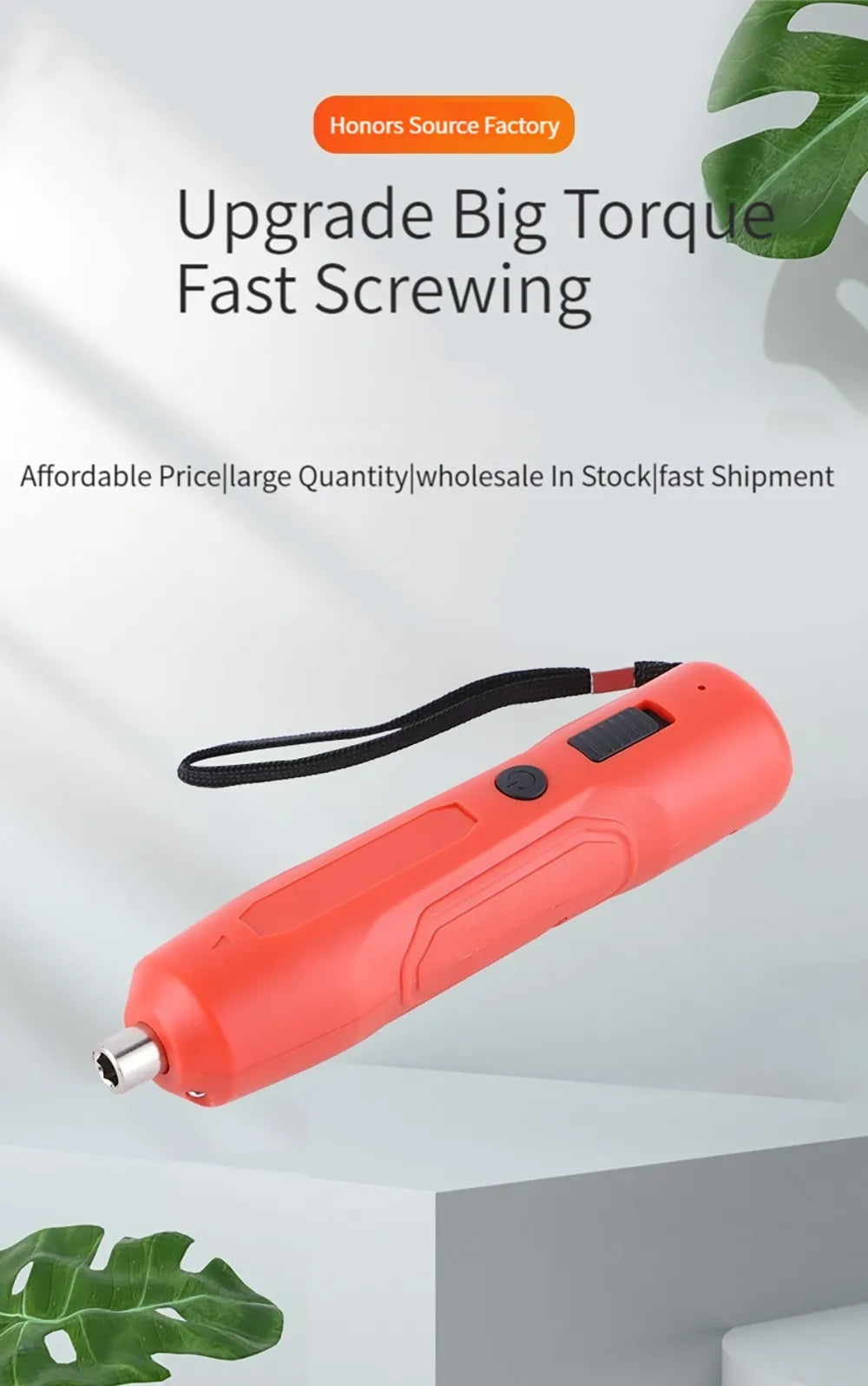 Rechargeable Electric Wireless Screwdriver