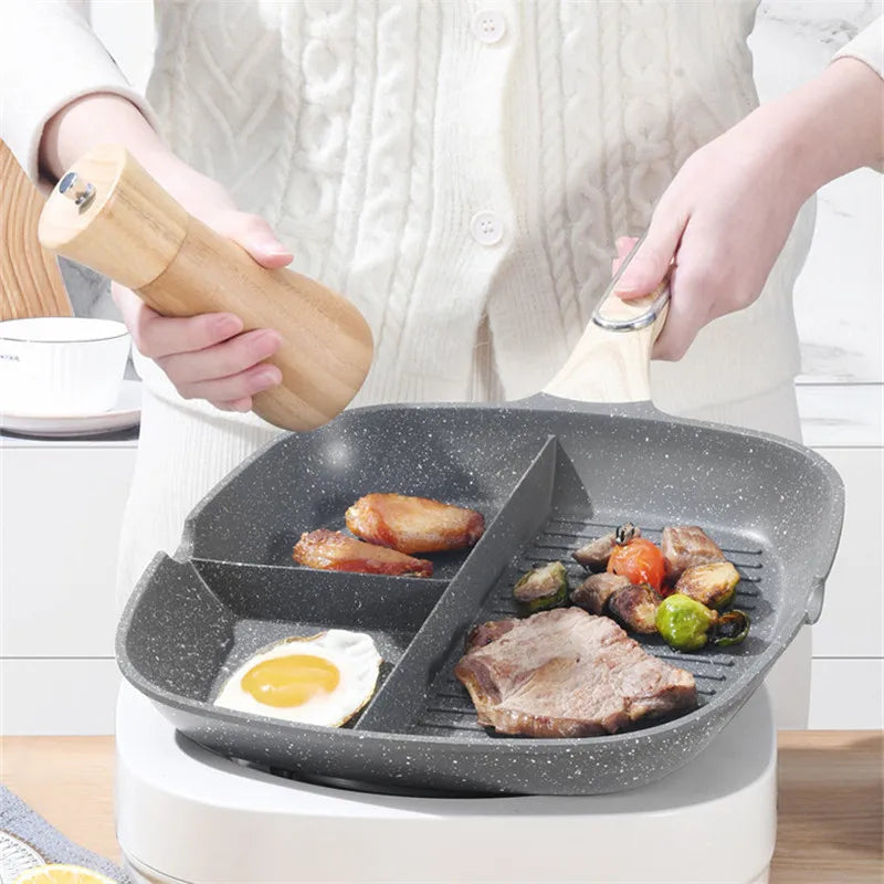 Multifunctional 3 In 1 Non-Stick Frying Pan - Wholesalus