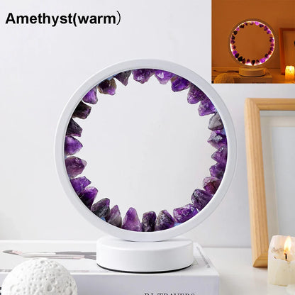 Natural Gemstone Crystal Lamp - Wholesalus