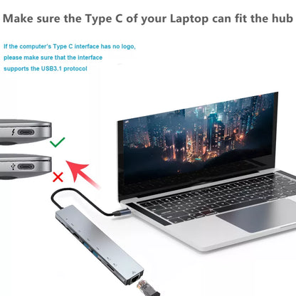 Type-C Docking Station USB Adapter - Wholesalus