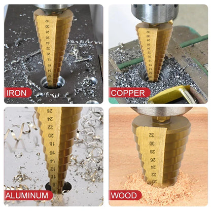 Titanium Coated Wood and Metal Drilling Set - Wholesalus