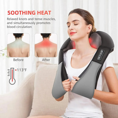 Shoulder Neck Cervical Kneading Massager - Wholesalus