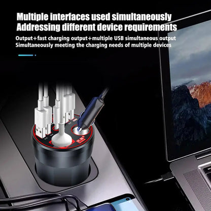 Car Multi-functional Charging Adapter - Wholesalus