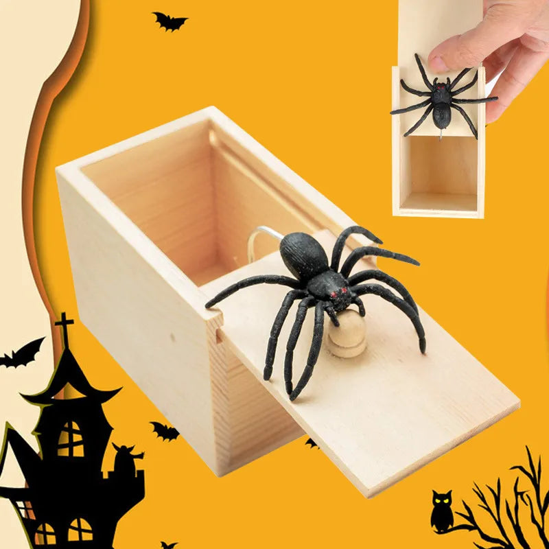 Wooden Prank Toy Box