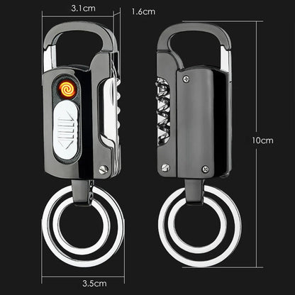Multifunctional keychain lighter - Wholesalus