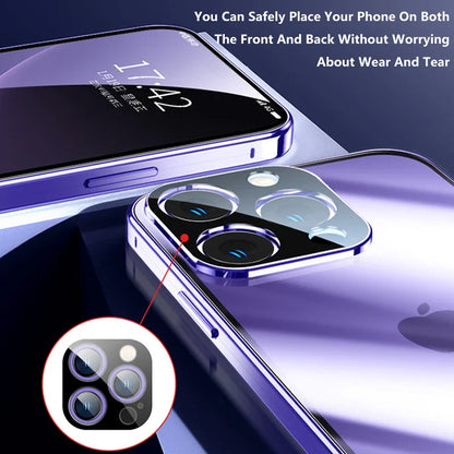 Double Sided Magnetic Glass Anti-Peep Mobile Case - Wholesalus