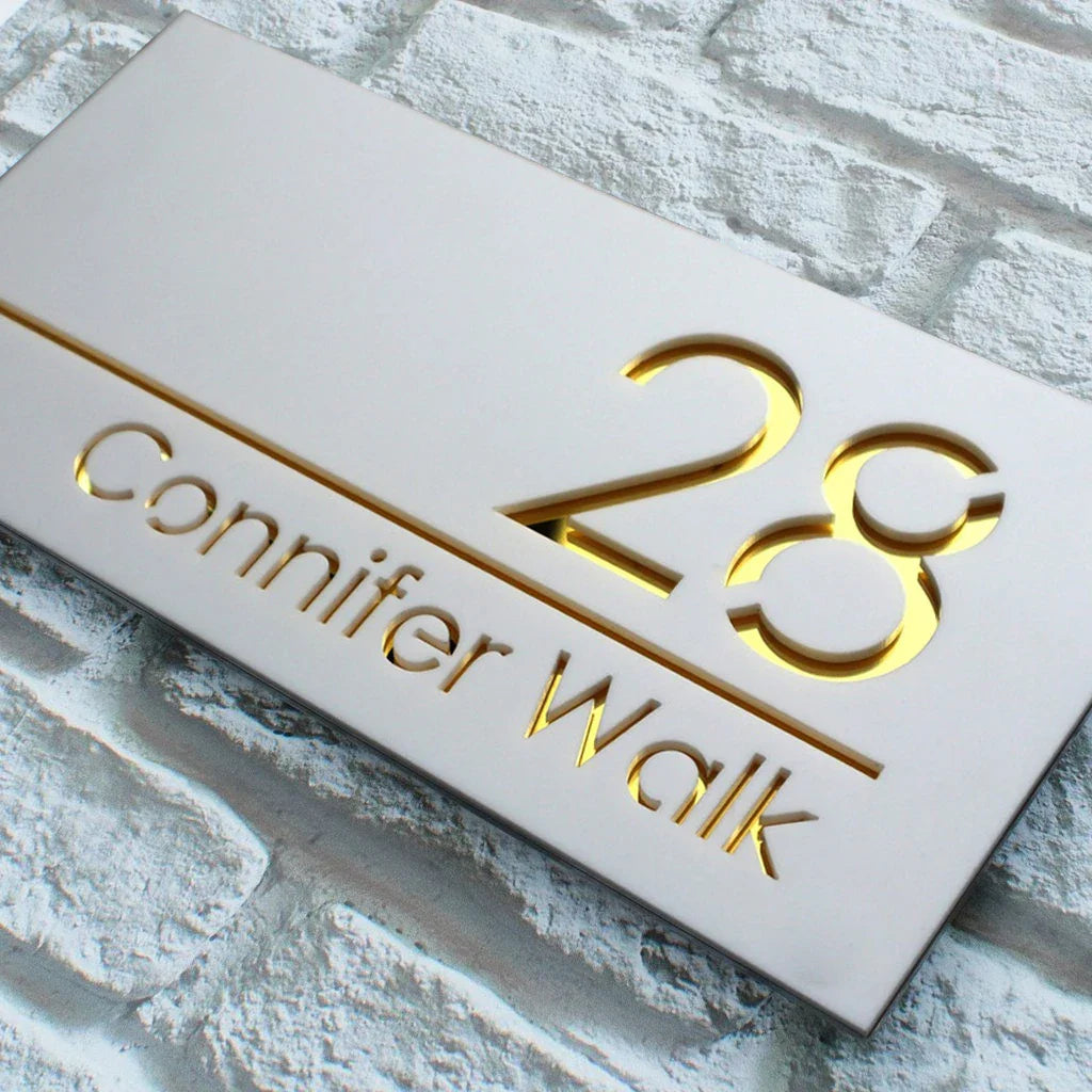 Customized Acrylic Laser Cut Sign Plate - Wholesalus