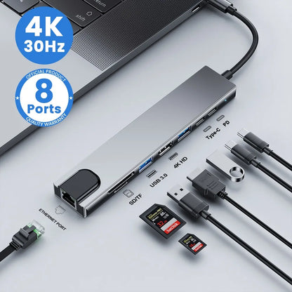 Type-C Docking Station USB Adapter - Wholesalus