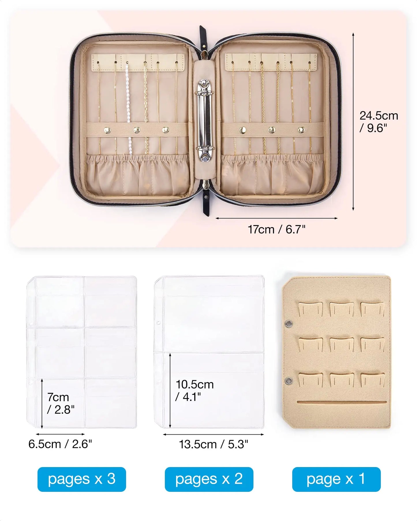 Jewelry Travel Organizer Case