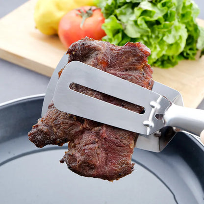 Multifunctional Stainless Steel Frying Shovel Clip - Wholesalus
