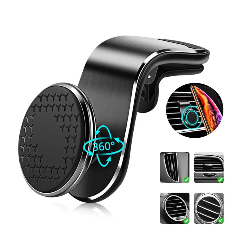 Magnetic Car Air Vent Clip Mobile Holder - Wholesalus