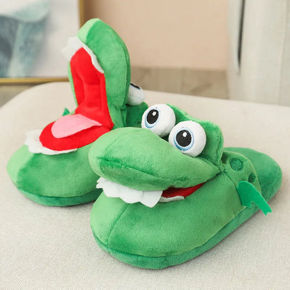 Crocodile Cotton Slippers - Wholesalus