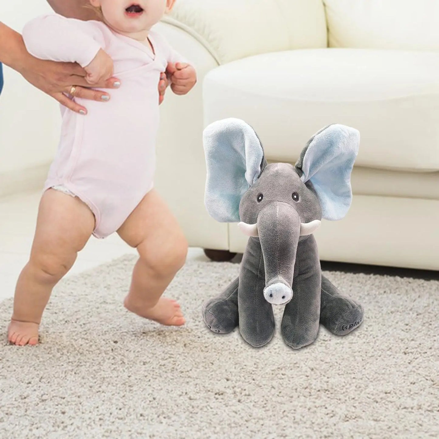 Plush Elephant Musical Toy