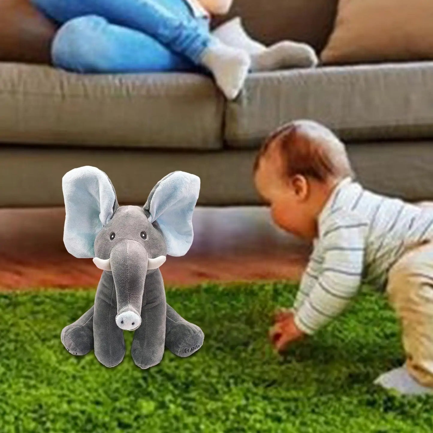 Plush Elephant Musical Toy