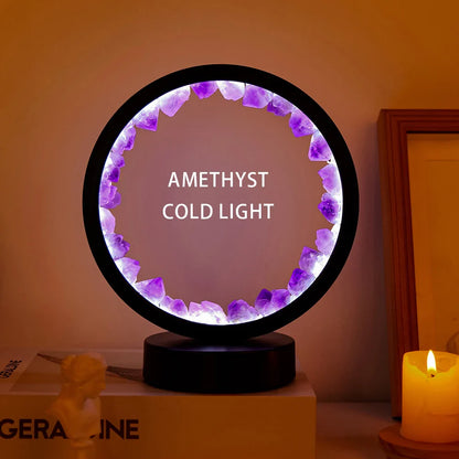 Natural Gemstone Crystal Lamp - Wholesalus