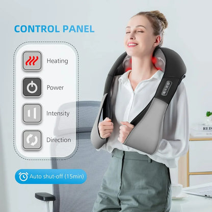 Shoulder Neck Cervical Kneading Massager - Wholesalus