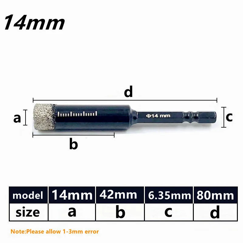 Diamond Coated Drill Bit Set