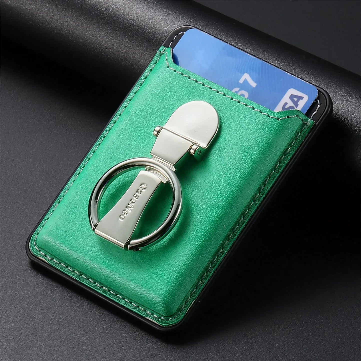 Leather Magsafe Phone Wallet Holder