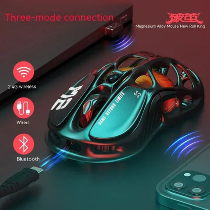 Magnesium Alloy Wireless Gaming Mouse - Wholesalus