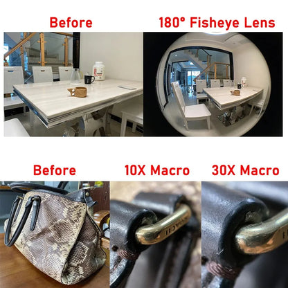5 in 1 Mobile Fisheye Telephoto Lens Case - Wholesalus