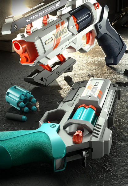 Soft Bullet Revolver Gun Toy - Wholesalus