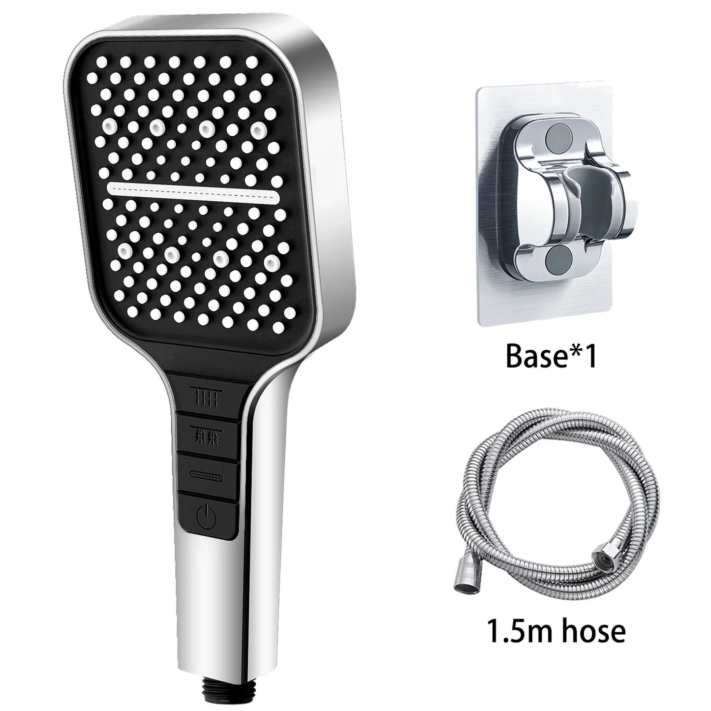 7 Modes Adjustable High-pressure Shower Head